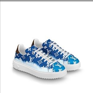 Louis Vuitton blue monogram sneaker